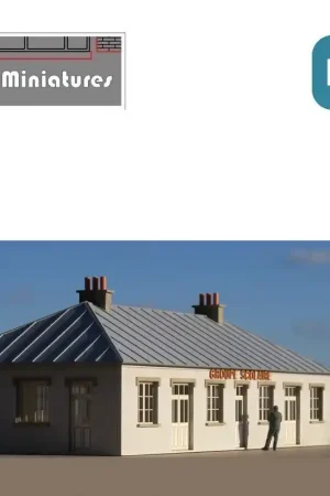 Meilleur Choix Ecole primaire – Echelle HO Cités Miniatures BV-042-HO
