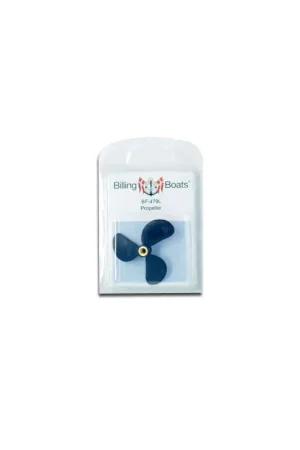 Accastillage de bateau Hélice tripale plastique gauche m4 50mm (1pc) Prix Réduit