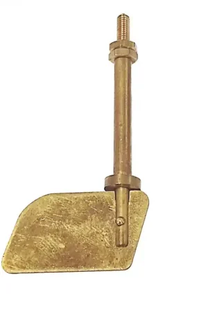 Livraison Express Accastillage de bateau Gouvernail 32x56mm en laiton (1pc)