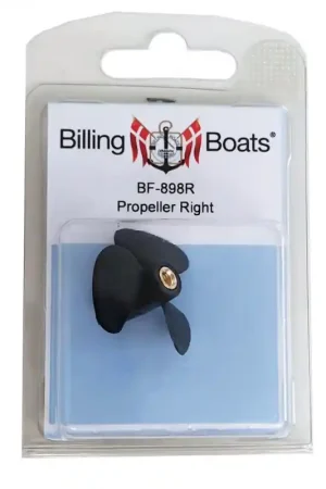 Accastillage de bateau Hélice tripale plastique droite m4 35mm (1pc) Bon Marché
