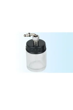 Pièce pour aérographe Godet en verre avec adaptateur Marque