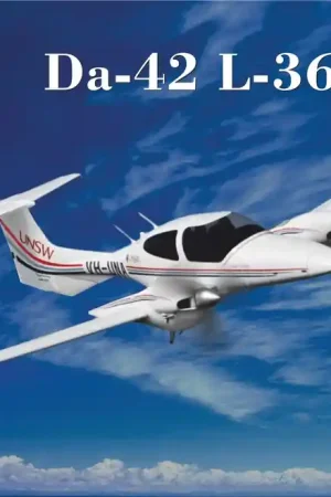 A-Model 72400 Da-42 L-360 Aircraft Populaire