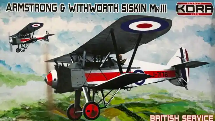 Marque Kora Models KPK72112 Armstrong and Withworth Siskin Mk.III