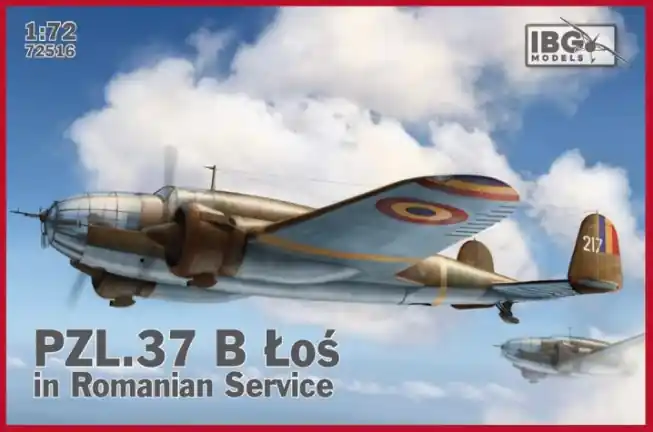 Achetez Aujourd'hui IBG 72516 PZL.37 B Łoś in Romanian Service