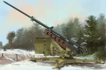 Bronco CB35048 German Rheinmetall Long-Range Rocket ‘Rheinbote’ (Rh.Z.61/9) and launcher Satisfait Ou Remboursé