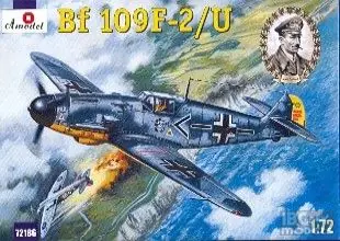 A-Model 72186 Messerschmitt BF-109F2/U German IIWW Fighter Marque