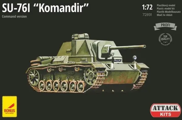Attack 72891 SU-76I "Komandir" Prix Réduit