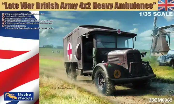 Haute Qualité Gecko Models 35GM0069 Late War British Ambulance Army 4x2 Heavy