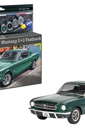 Meilleure Vente Coffret de modèles 1965 Ford Mustang 2+2 Fastback