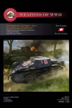 Nouvel Arrivage Model Hobby 0014 Sanitätskraftwagen I Auf PzKpfw. I Ausf.A / Panzerbefehlswagen Kl PzBfWg 1KlA