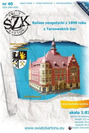 Expédition Rapide Świat z kartonu 040 Ratusz neogotycki z1898 roku z Tarnowskich Gór