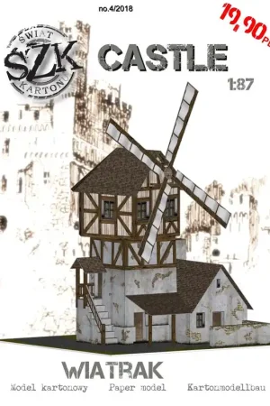 Świat z kartonu 04-2018 Wiatrak - Seria Castle Achetez Aujourd'hui