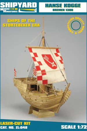 Prix Promo ShipYard ZL048 Hanse Kogge - Bremen 1380