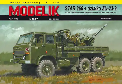 Modelik 15_07 STAR 266 + działko ZU-23-2 Acheter Direct