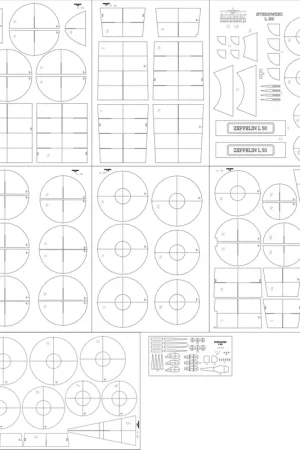 Answer ANG-272-SZK Zeppelin LZ 89 (L 50) - Laser Cut Frames Retour Gratuit