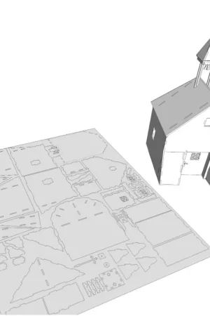 Świat z kartonu 3D003 Kapliczka Bobrowniki - PUZZLE 3D Populaire