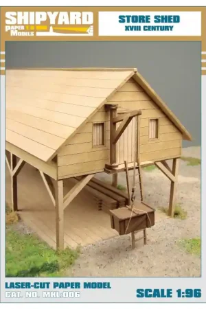 ShipYard MKL006 Store Shed XVIII Century Satisfait Ou Remboursé