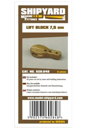 ShipYard ASB048 Lift Blocks 7,5mm Affaire À Saisir