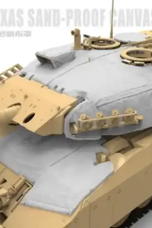 Meng Model SPS66 Canadian Main Battle Tank Leopard C2 MEXAS Sand-Proof Canvas Cover Expédié Aujourd'hui