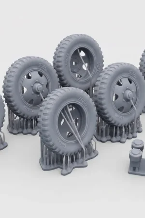 Commander Vite NEW! Royal Model di R. Reale 1143 Mercedes Benz L-1500 4x2 - Sagged Wheels (3D-Printed)