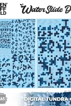 Expédié Aujourd'hui Green Stuff World 2396 Waterslide Decals - Digital Tundra Camo