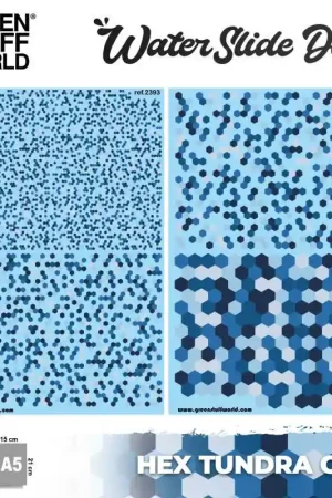 Must-Have Green Stuff World 2393 Waterslide Decals - Hex Tundra Camo