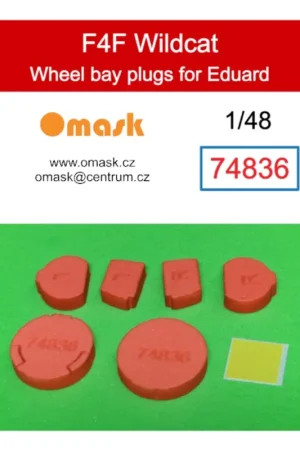 Omask 74836 F4F Wildcat Wheel Bay Plugs (For Eduard) Vente Flash
