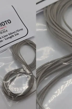 Yamamoto Model Parts TUN66 Braided Hose Line Silver/Gray 0,8mm 2m Promotion
