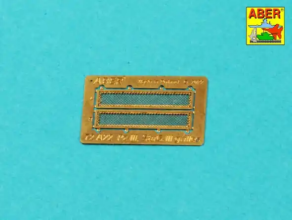 Certifié Aber 72A22 Grilles For Pz.Kpfw.III And Stug.III