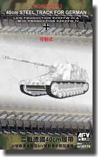 AFV Club 35179 German 40cm Steel workable Track for PzKpfw III (Late) and PzKpfw IV (Mid) Remise
