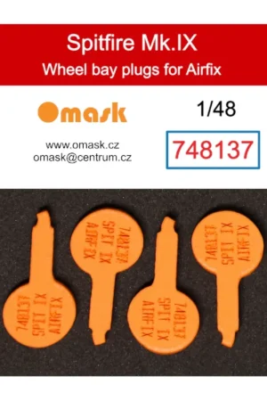Omask 748137 Supermarine Spitfire Mk.IX - Wheel Bay Plugs (for Airfix Remise