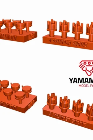 Yamamoto Model Parts TUN70 Zestaw 4 aparatów zapłonowych do 4 cylindrów Petit Prix