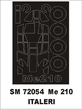 Jusqu'à Épuisement Des Stocks Montex SM72054 Me-210 Italeri