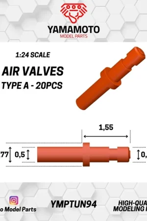 Yamamoto Model Parts TUN94 Air Valves Type A Retour Gratuit