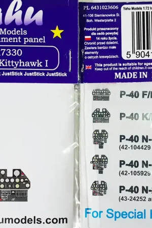 Yahu Models A7330 P-40 D/E Kittyhawk I (Special Hobby) Expédié Aujourd'hui