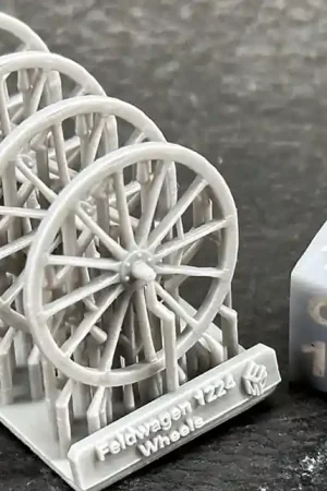 EMP3D 72041010 Koła do niemieckich wozów Feldwagen duże - 4 sztuki Prix Cassé