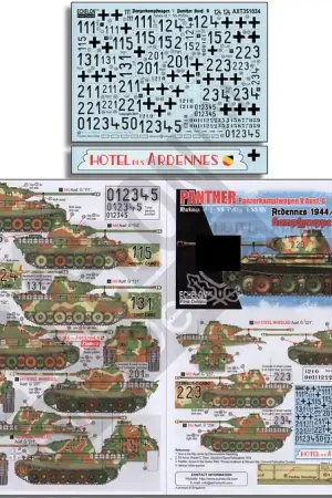 Echelon Fine Details AXT351034 1. SS-Pz.Rgt. Panthers Ardennes 1944/ 45 Kampfgruppe Peiper Soldes