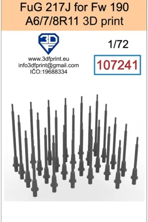 3DF 107241 FuG 217J for Fw 190 A-6 / A-7 / A-8 / R-11 (3D-Printed) Réduction