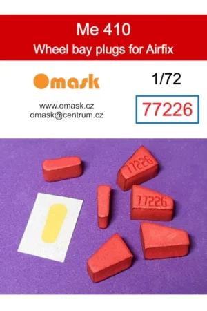 Omask 77226 Me 410 Wheel Bay Plugs (For Airfix A04066) Top Vente