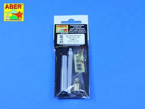 Aber 25L-04 Lufa 88 mm KwK 36 L/56 Tiger I wczesny Nouveauté