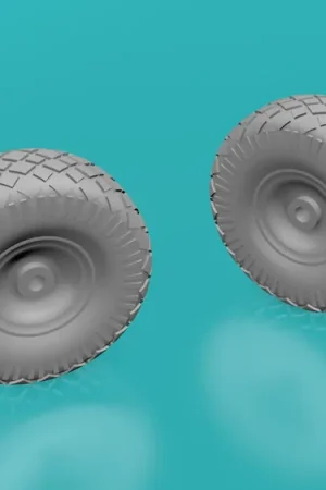 Usine Directe EMP3D 99160904-65 Koła Gumowe - Typ 2.1 - 6 Sztuk - 6,50mm Średnicy