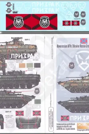 Dernier Modèle Echelon Fine Details D356203 Novorossian AFVs Ukraine - Russia Crisis Pt 7 BMP-1 and BMP-2
