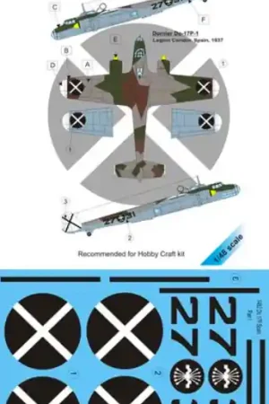 Achat Immédiat LF Models C48142 Dornier Do17P-1 over Spain I.