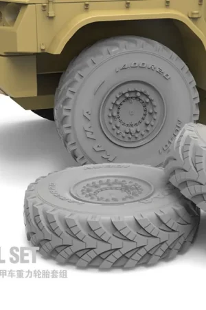 Meng Model SPS75 Sagged Wheel Set for Russian K-4386 Typhoon-VDV Armored Vehicle Remise