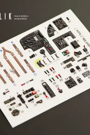 Soldes KELIK K48037 Bristol Beaufort Mk.1 type 1 interior 3D decals for ICM kit (1/48)