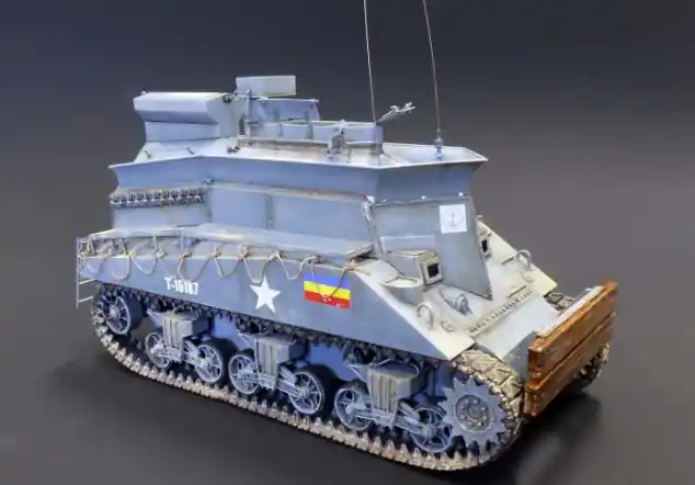 Acheter En Ligne Plus Model 617 Sherman BARV - Conversion Set for Asuka Sherman M4 A 2 Kit