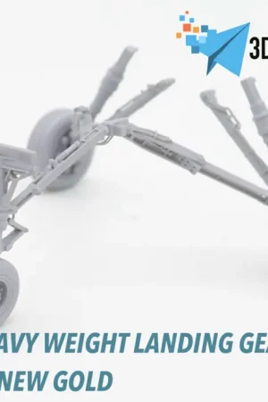 3D-CHUTE EXPERT 1320507 General Dynamics F-16 C/D - Heavy Weight Landing Gear (for Kinetic Kits) Haute Qualité