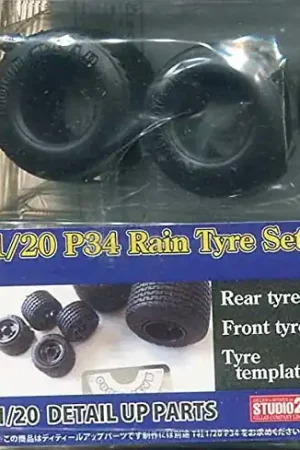 Studio 27 FP20154 Tyrell P34 - Rain Tyre Set (for Tamiya Kits) Offre Limitée