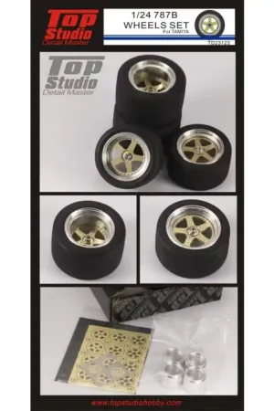 Achat Immédiat Top Studio TD23123 Mazda 787B - Wheels Set (for Tamiya Kits)
