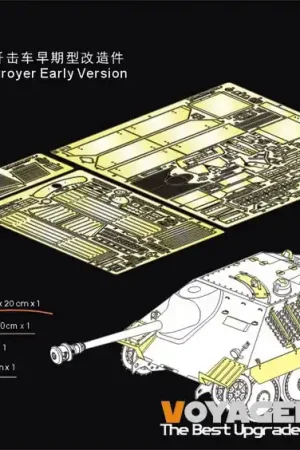 Bon Marché VoyagerModel.Co.Ltd PE351281 PZJ G13 Tank Destroyer Early Version Upgrade Set (For Takom)